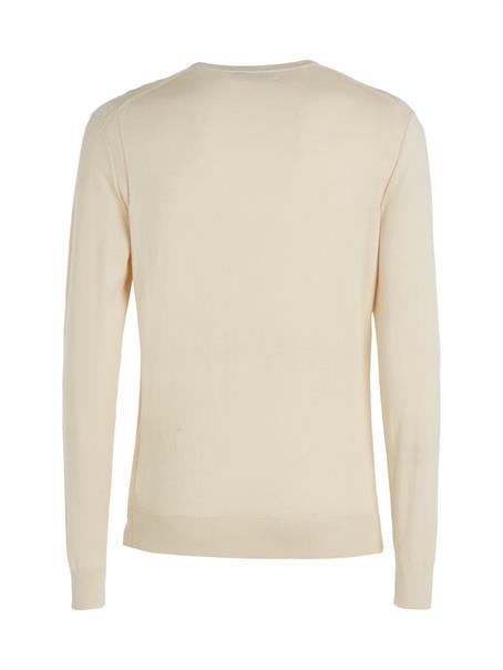 COTTON SILK BLEND CN SWEATER fog