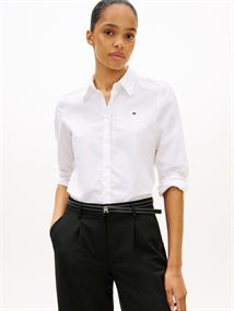 COTTON STRETCH REGULAR LS SHIRT th optic white