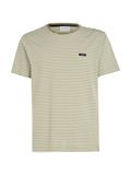 COTTON STRIPE T-SHIRT delta green - icicle stripes