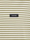 COTTON STRIPE T-SHIRT delta green - icicle stripes