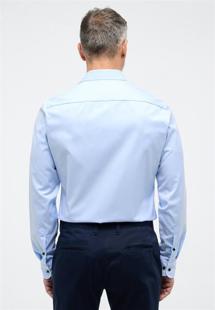 Cover Shirt Twill Langarm hellblau