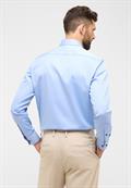 Cover Shirt Twill Langarm mittelblau