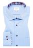 Cover Shirt Twill Langarm mittelblau