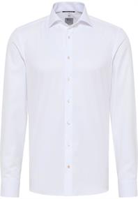 Cover Shirt Twill Langarm weiß