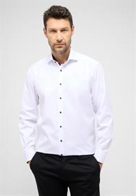 Cover Shirt Twill Langarm weiß