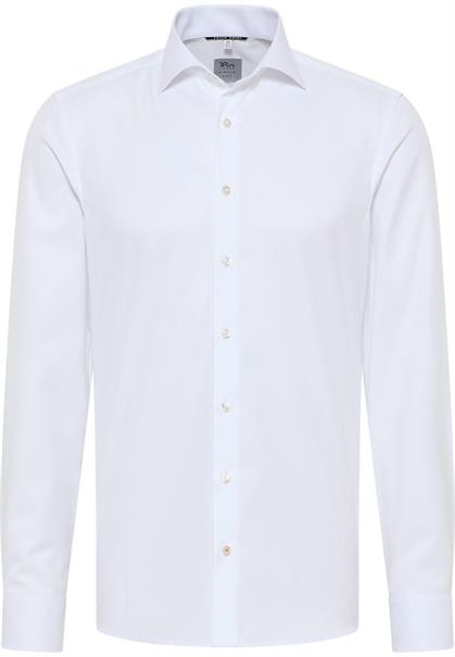 Cover Shirt Twill Langarm weiß