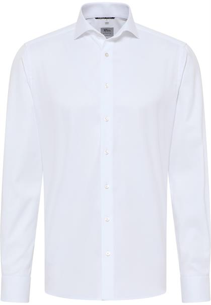 Cover Shirt Twill Langarm weiß