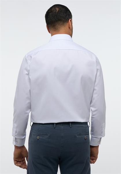 Cover Shirt Twill Langarm weiß