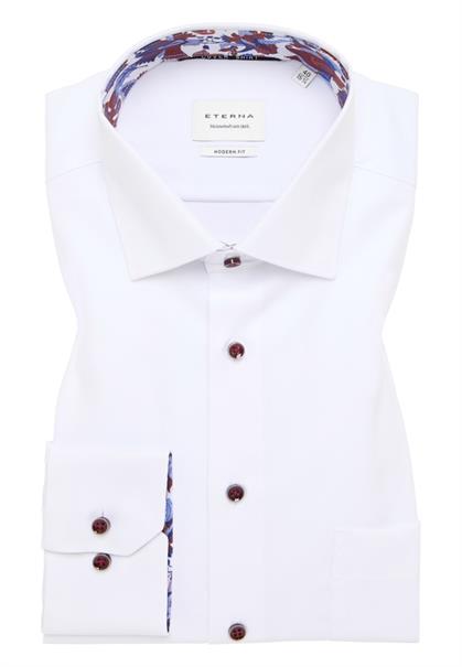 Cover Shirt Twill Langarm weiß