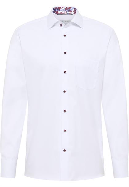 Cover Shirt Twill Langarm weiß