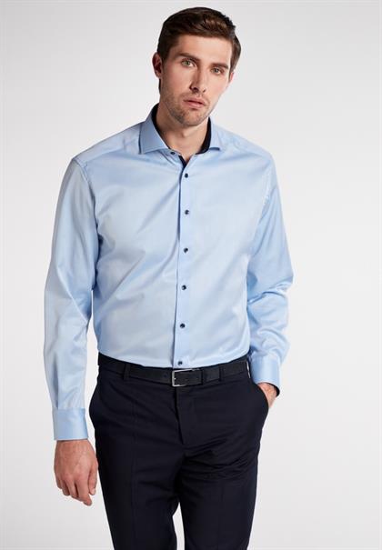 Cover Shirt Twill super langer Arm (72 cm) hellblau