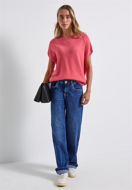 Cozy Pullover almond coral