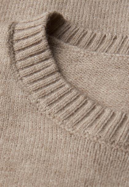 Cozy Pullover morning beige mel.