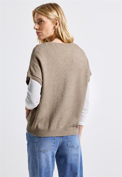 Cozy Pullover morning beige mel.