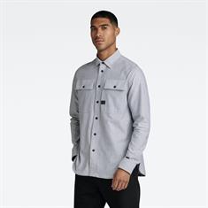CPO Regular Shirt l\s correct grey-white oxford