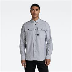 CPO Regular Shirt l\s correct grey-white oxford