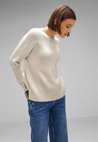 cream white melange