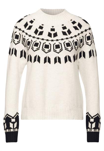 cream white melange