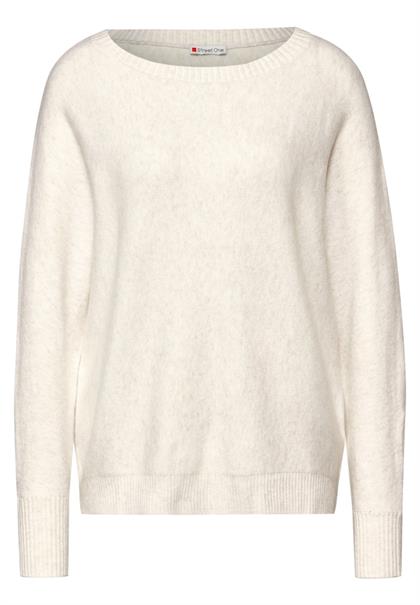 cream white melange