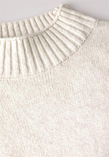 cream white melange