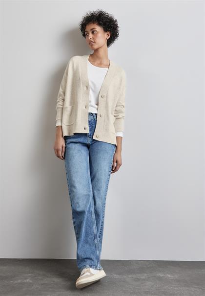 cream white melange