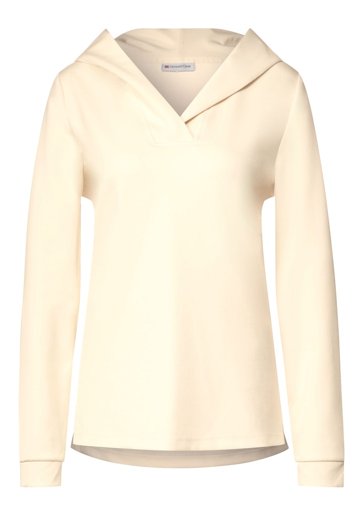 Street One Damen Sweatshirt creamy beige bequem online kaufen bei