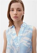 creme , blau