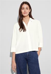 Crepe Bluse off white