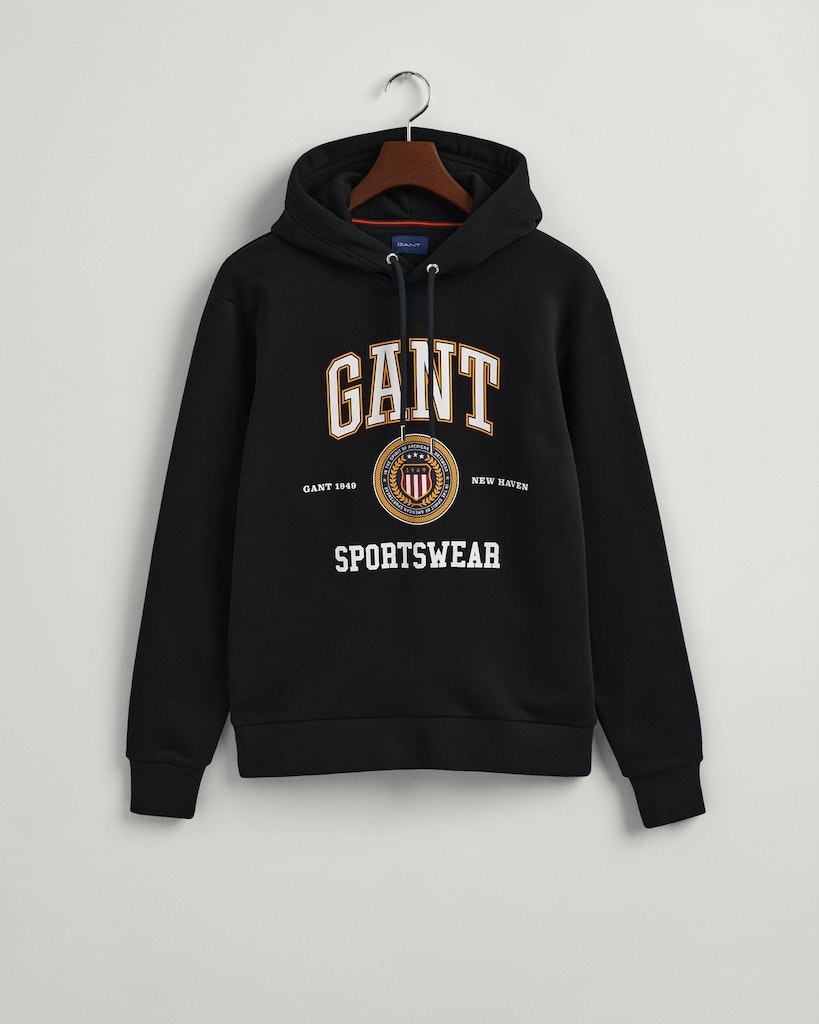 Gant Herren Pullover 2037028 Black - sweat hoodie