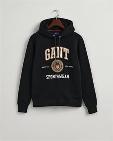 Crest Shield Sweat Hoodie black