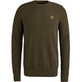 Crewneck collar cotton mouline beech