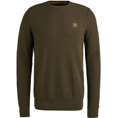 Crewneck collar cotton mouline beech