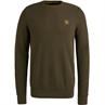 Crewneck collar cotton mouline beech