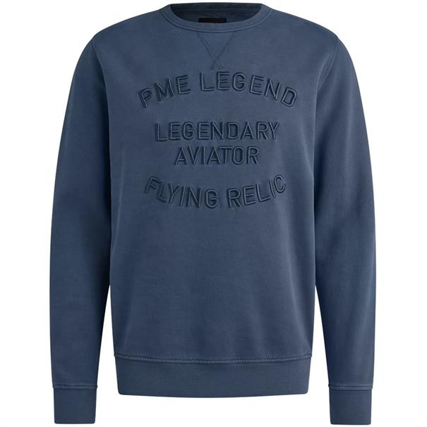 Crewneck gd terry true navy