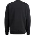 Crewneck pique double face sweat black