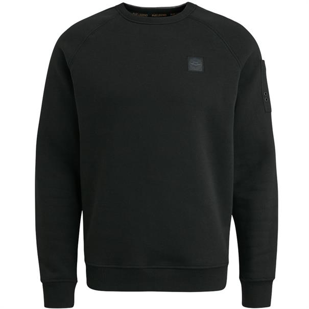 Crewneck soft fleece sweat black