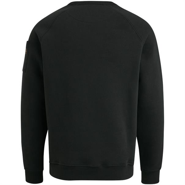 Crewneck soft fleece sweat black