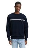Crewneck Sweatshirt mit Print sky captain blue