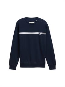 Crewneck Sweatshirt mit Print sky captain blue