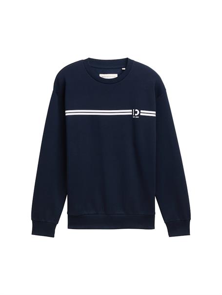 Crewneck Sweatshirt mit Print sky captain blue
