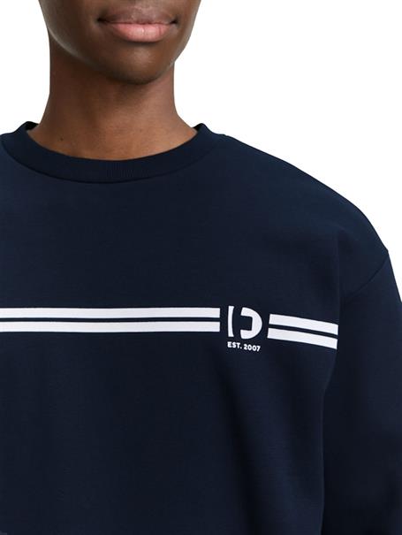Crewneck Sweatshirt mit Print sky captain blue