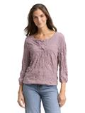 Crinkle Blusenshirt mit Muster red geometric minimal design