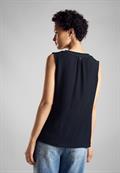 Crinkle Blusentop deep blue