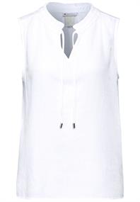 Crinkle Blusentop white