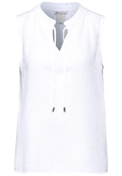 Crinkle Blusentop white