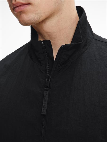 CRINKLE NYLON BLOUSON ck black