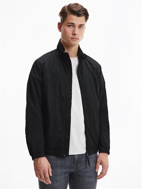 CRINKLE NYLON BLOUSON ck black