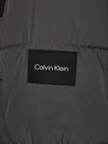 CRINKLE NYLON COLOR BLOCK PUFFER medium charcoal
