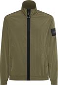 CRINKLE NYLON EASY BLOUSON delta green