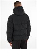 CRINKLE NYLON QUILT JACKET ck black